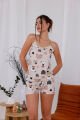 kadın desenli pijama takımı
