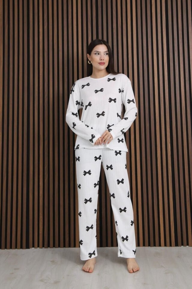 şardonlu pijama takımı