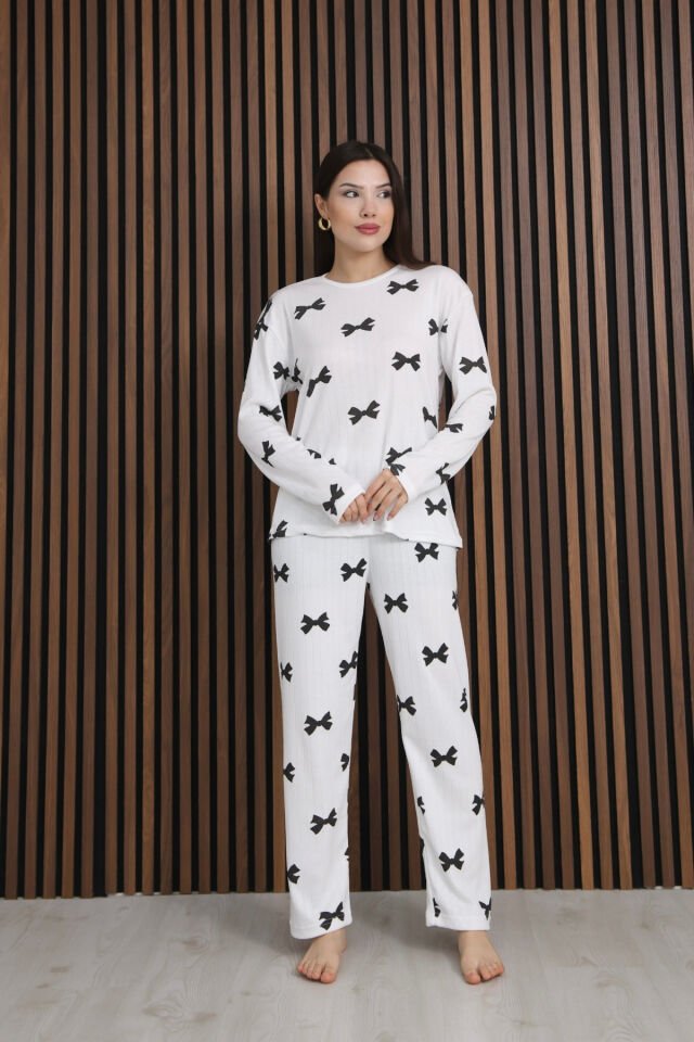 şardonlu pijama takımı
