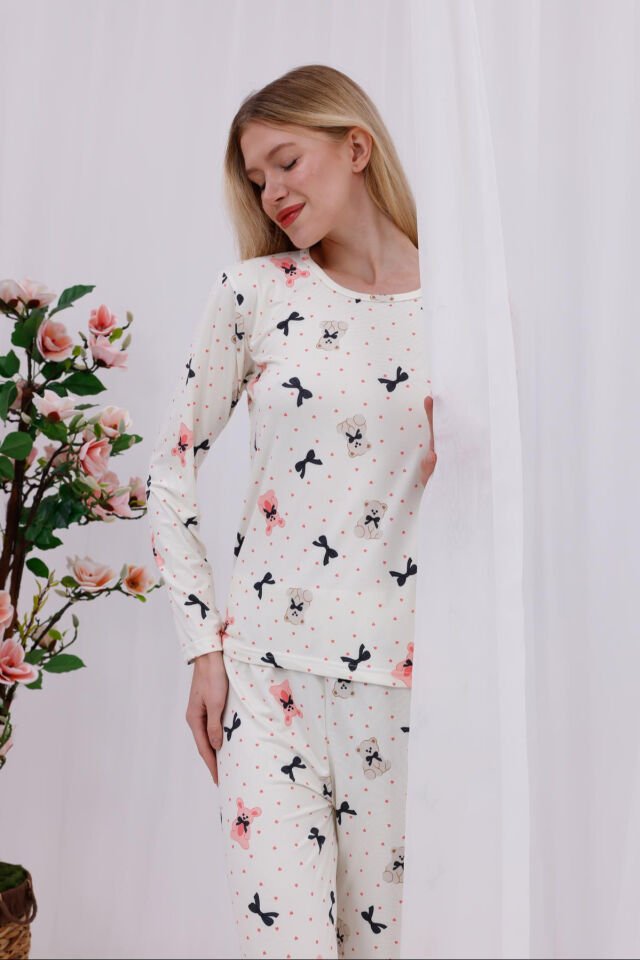 kadın penye pijama takımı