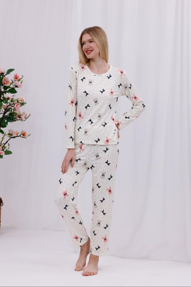 kadın penye pijama takımı