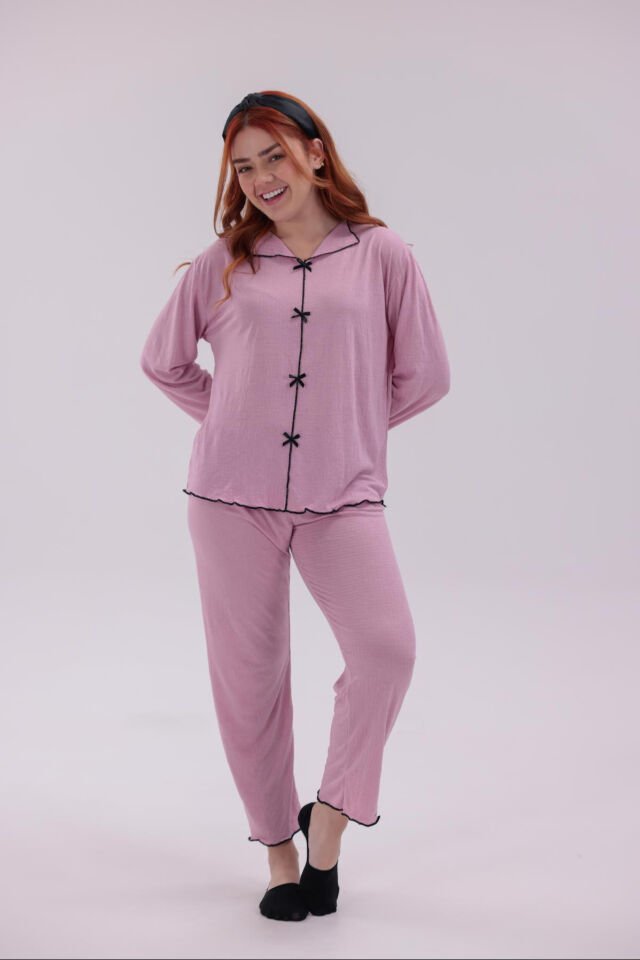uzun kollu pijama takımı