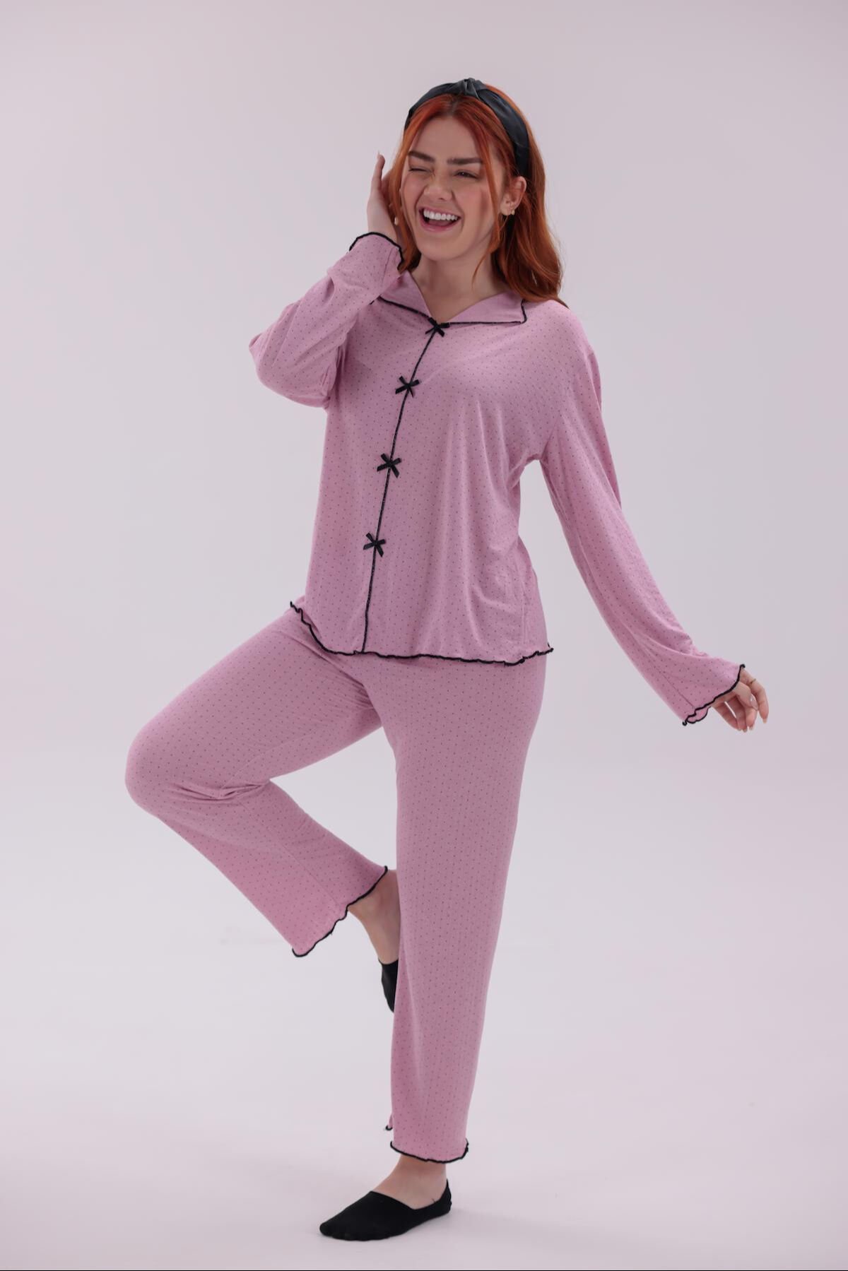 uzun kollu pijama