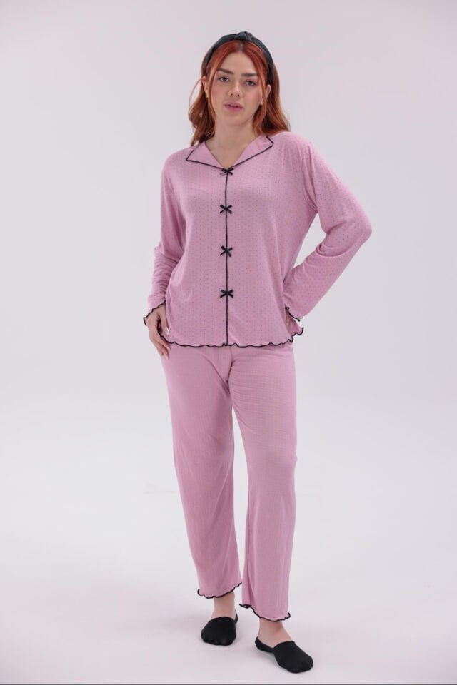 uzun kol pijama takımı