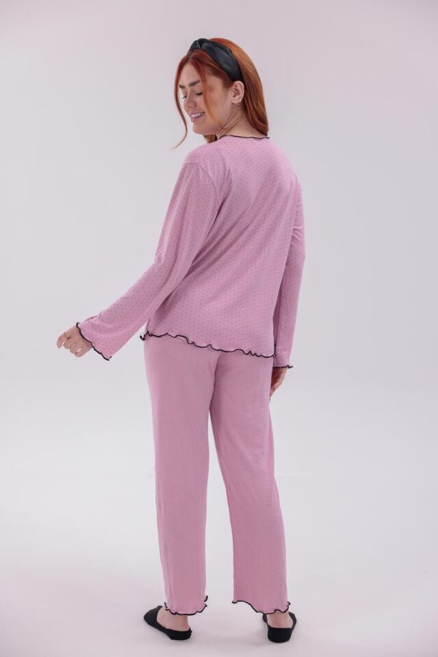 uzun kol pijama takımı