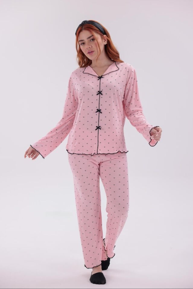 uzun kollu pijama takımı