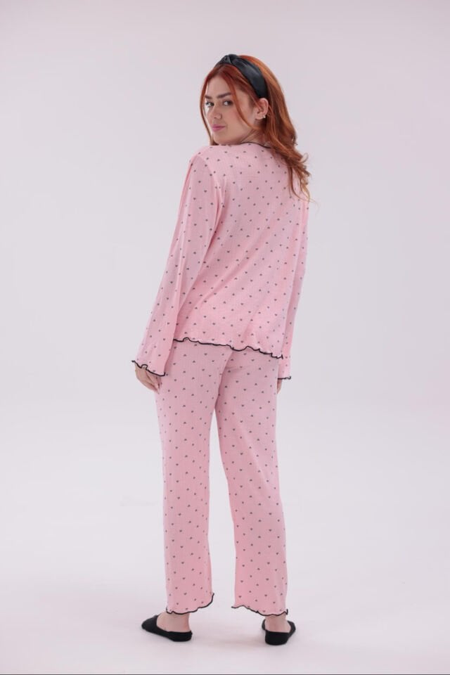 uzun kollu pijama takımı
