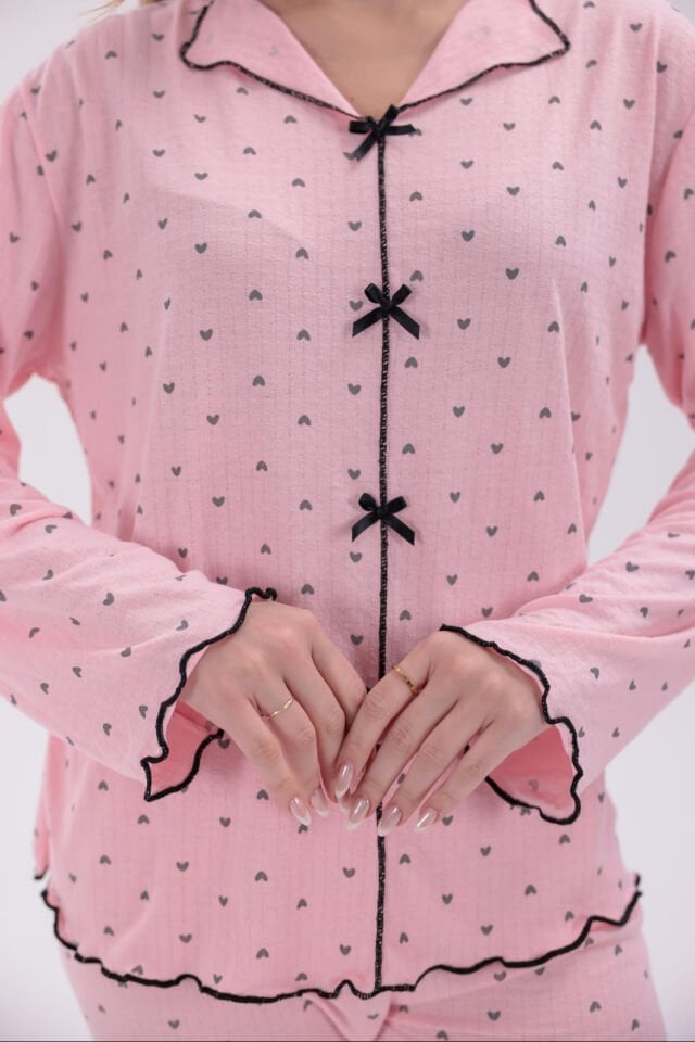 uzun kollu pijama takımı